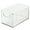 Clear/White, variant on mDesign Deep Plastic Bathroom Storage Box, Lid/Handles, 2 Pack, Clear/Smoke Gray