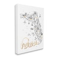 thumbnail image 3 of Stupell Industries Florida State Drawing Destinations Map Diagram , 36 x 48, Design by Ziwei Li, 3 of 7