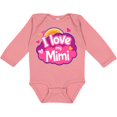 thumbnail image 3 of Inktastic I Love My Mimi Grandma Girls Long Sleeve Baby Bodysuit, 3 of 5