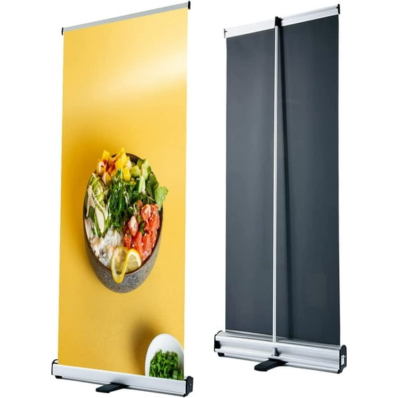 Holder Stand 24" x 72" Retractable  Stand with Travel Bag for Trade Shows Retail Display (STAND ONLY) (24" x 72")