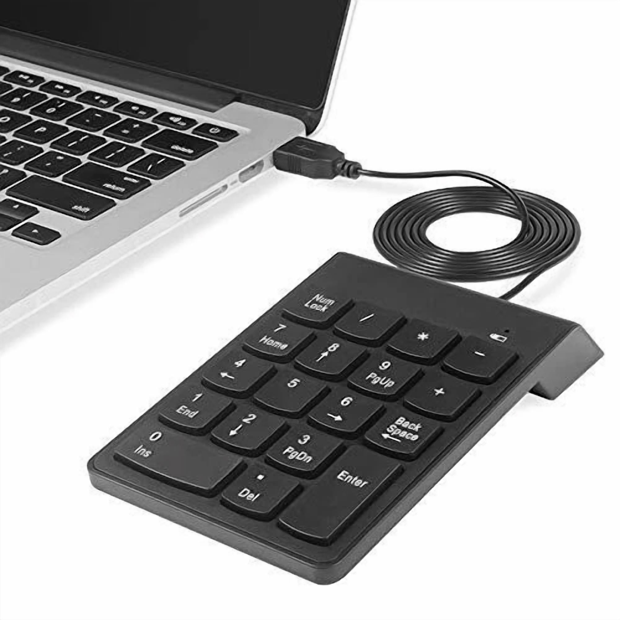 BUTTERFLY- 18 Key Portable Wired Numeric Keypad Keyboard For Laptop Notebook Pc Computer