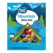Great Value Mountain Trail Mix, 1.75 oz, 8 Count