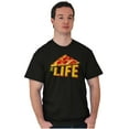 thumbnail image 4 of Funny Pizza Slice of Life Joke Men's Graphic T Shirt Tees Brisco Brands S, 4 of 4