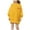 Yellow, variant on Edvintorg 4-16Years Girls Sweatshirt Fashion Letter Print Long Sleevele Comfy Crewneck Sweatshirts Casual Loose Pullover Sweatshirts Sportswear Teenage Girls Clothing