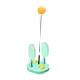 thumbnail image 2 of Pong Balls Paddles Set Table portátil Menos elástico Equipo de eje suave verde, 2 of 8