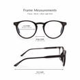 thumbnail image 6 of Compliments by DIFF Eyewear Chase Blue Light Reading Glasses Black +1.25, 6 of 6