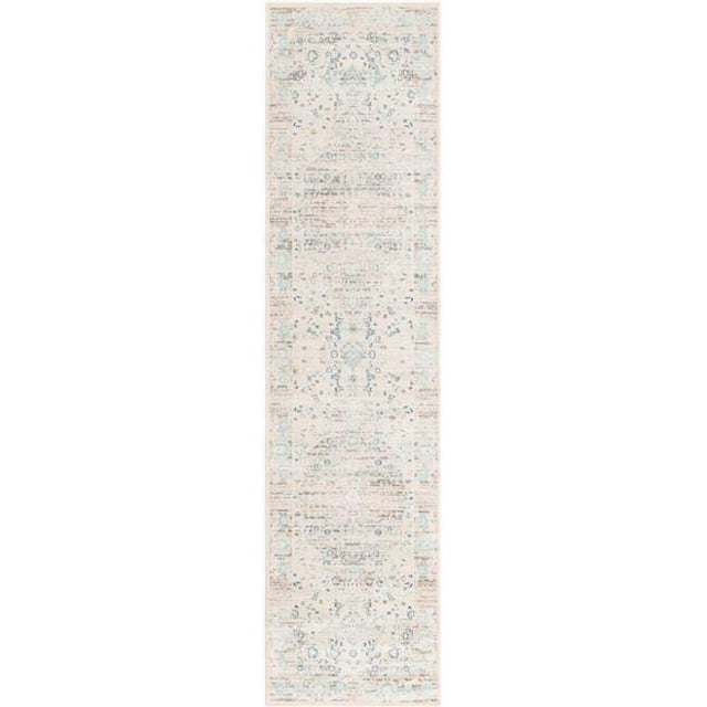 Unique Loom 3132609 2 ft. 7 in. x 10 ft. Paris Shadow Runner Rug, Taupe
