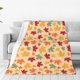 thumbnail image 1 of Balery Autumn Maple Leaves Manta de Felpa Suave y Acogedora – Cobija de Franela Aterciopelada para Cama, Lavable y Cálida para Sofá, Mascotas, Transpirable-60"x50", 1 of 7