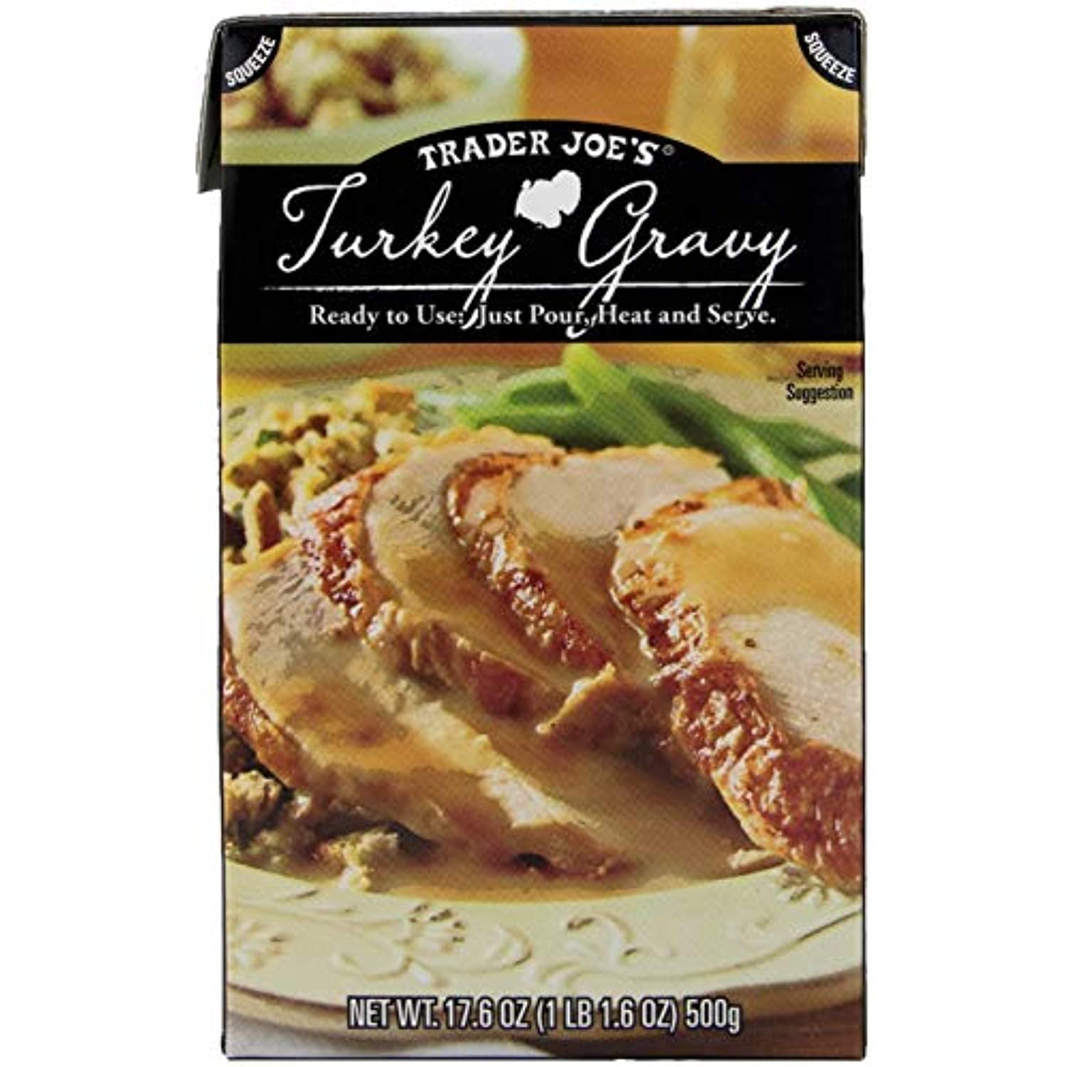 3 Boxes TJ Turkey Gravy 17.6 Oz. Each