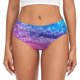 thumbnail image 1 of Fotbe Rainbow Glitter Cute Calzones Estampados para Mujer – Ropa Interior de Algodón, Cómoda, Suave y Elástica-X-Small, 1 of 6