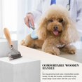thumbnail image 4 of Pet Grooming Brush, 2 Sided Undercoat Rake for Dogs & Cats,Safe Dematting Comb & Deshedding Tool for, 4 of 5
