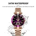 thumbnail image 4 of Poedagar watch for women luxury jewelry design rose gold steel quartz wristwatches waterproof fashion ladies watches, 4 of 10