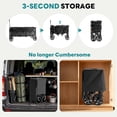 thumbnail image 5 of ACCVER Heavy Duty Collapsible Wagon Cart - 440LBS Capacity Folding Utility Cart w/ All-Terrain Wheels, Drink Holders for Camping, Beach, Grocery, Sports (Foldable & Portable), Extra Large Black, 5 of 7