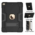 thumbnail image 2 of Cantis Case for iPad 8th Generation / iPad 7th Generation, Slim Heavy Duty Shockproof Rugged Protective Case with Built-in Stand for iPad 10.2 inch 2020/2019, Black, 2 of 3
