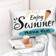 thumbnail image 6 of Kll Enjoy Summer Pillow Covers Envelope Closure,Super Soft And Cozy Fuzzy Fleece Pillow Case Cover 20"X30", 6 of 9