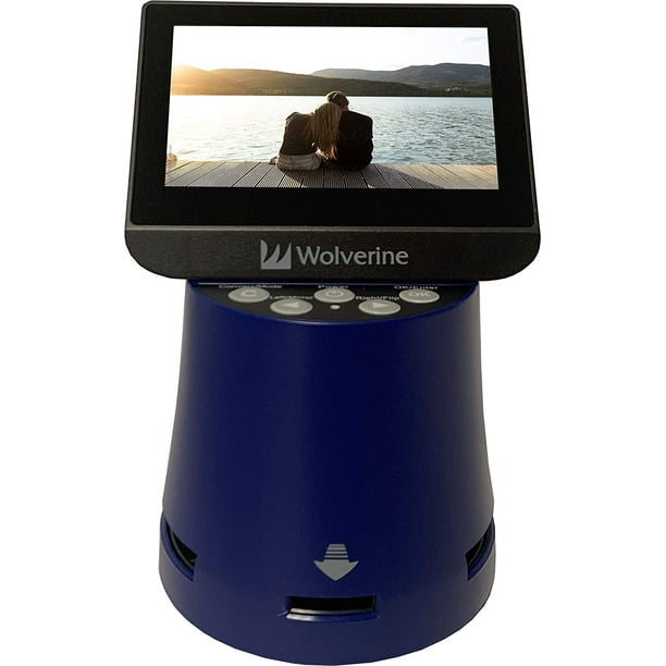 Wolverine Titan 8-in-1 High Resolution Film to with 4.3" Screen and HDMI Output (Blue) Walmart.com