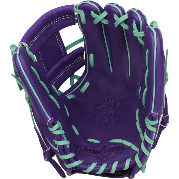 Rawlings REV1X Infield Glove | 200 Pattern | 11.5-Inch | RHT | Purple/Mint