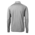 thumbnail image 3 of Men's Cutter & Buck Gray NC State Wolfpack Adapt Eco Knit Stretch Recycled Big & Tall Quarter-Zip Pullover Top, 3 of 3