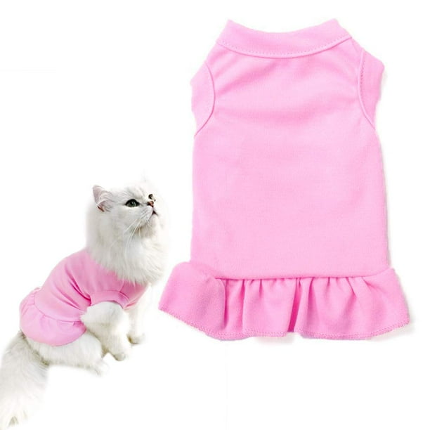 CAISANG Falda para perro Camisas Vestidos para cachorros para perros pequeños Niñas Ropa para mascotas Ropa para perros Ropa cómoda Camisa de verano Ropa de playa Ropa para perros medianos Gatitos Gat