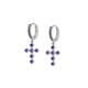 thumbnail image 1 of Qarigey 2 uds pendientes de aro Ins pendientes de Metal hipoalergénico Vintage ocio Casual joyería encontrar fiestas de viaje diario Ropa, zapatos y accesorios Miscelánea Púrpura Platina Qarigey AP016560-02, 1 of 6