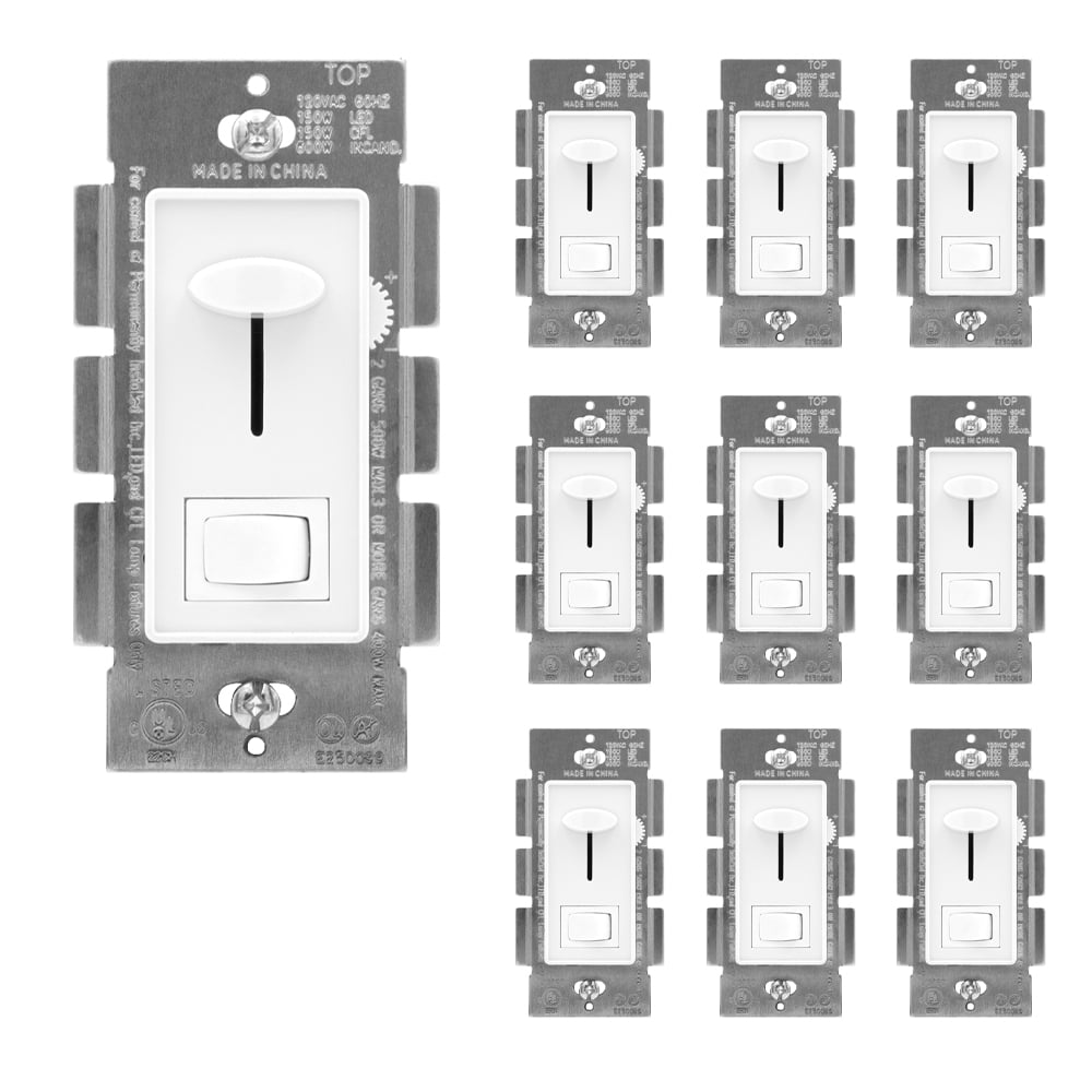Maxxima LED Dimmer 3Way/Single Pole Electrical Light Switch, 600 Watt