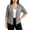 Gray-cardigan for women, variant on Plus Size Cardigans for Women 3/4 Sleeve Open Front Cropped Cardigan Lightweight Bolero Shrugs