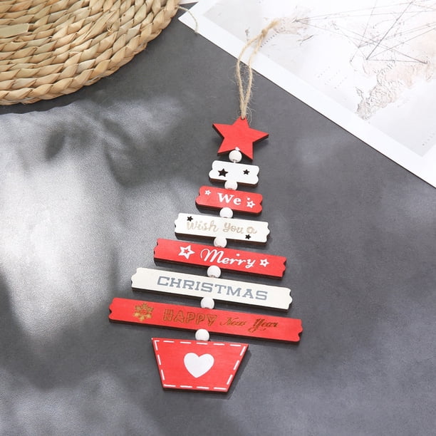 Árbol de Navidad Decoración colgante Adorno en forma de árbol Día de Acción de Gracias Decoración de la boda Adorno de invierno Árbol de Navidad