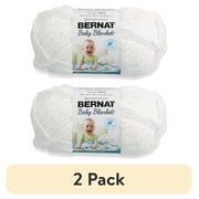 (2 pack) Yarn Baby Blanket White