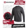 thumbnail image 2 of Southpole Mens Thermal Shirts - 2 Pack Mens Crewneck Henley Top Long Sleeve Thermal Shirts (S-XL), 2 of 7