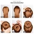 thumbnail image 3 of 9 piezas de herramientas para trenzar el cabello con forma de bola y donut para el cabello, 3 of 4