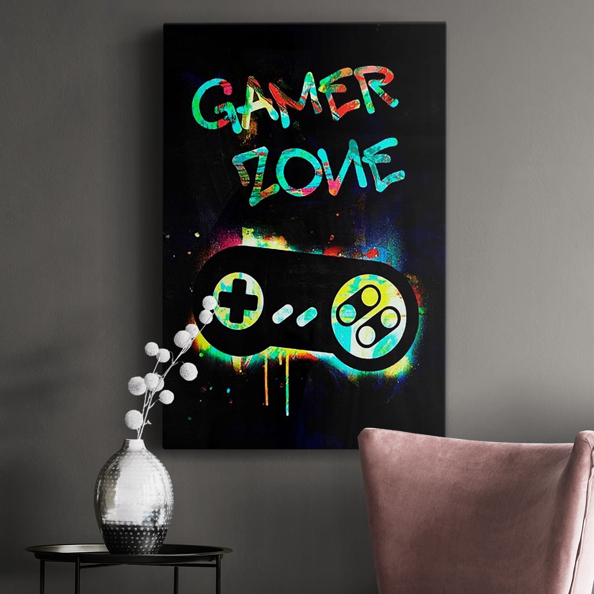 Gamer Tag IV Premium Gallery Wrapped Canvas - Ready to Hang