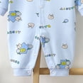 thumbnail image 5 of Baby Pajamas Baby Sleepers for Newborn 0-3 3-6 6-9 Months Boys Girl Clothes Footed PJs Newborn Newborn Crawling Suits Blue, 5 of 5