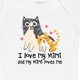 thumbnail image 4 of Inktastic I Love My Mimi Loves Me Cat Boys or Girls Baby Bodysuit, 4 of 5