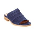 thumbnail image 3 of Gentle Souls Womens Gayle Suede Slide Sandal Shoes, Navy, US 8.5, 3 of 6