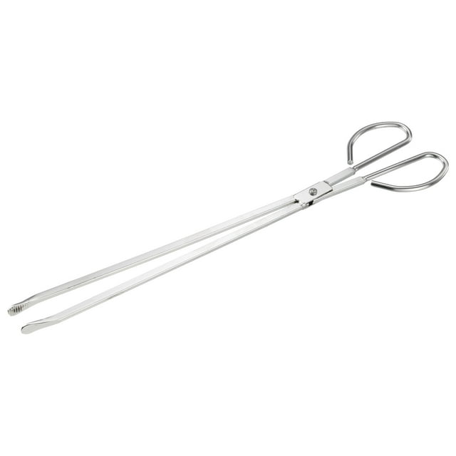 Unique Bargains Scissor Tong, 53cm Stainless Steel Grabber Garbage Picker Charcoal Pick Up Tool