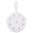 thumbnail image 1 of 1pc Kitchen Ceramic Baking Dish Snail Storage Plate Escargots Plate with Handle, 1 of 8