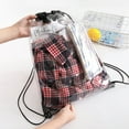 thumbnail image 4 of Eosunjian Clear Waterproof PVC Drawstring Bag Adjustable Large Capacity Stadium Travel Beach Storage Backpack Outdoor Supplies, 4 of 13