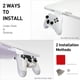 thumbnail image 3 of Toystoory 2 uds. De accesorios para juegos debajo del escritorio, soporte para controlador Streamdeck, instalación práctica, accesorios para Almacenamiento y organización del hogar Blanco, 3 of 6
