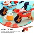 thumbnail image 4 of Juego de 6 piezas de carretilla para niños, juego de jardinería y playa junto al mar, juguetes para jugar con arena en la playa para niños, para actividades al aire libre con acces, 4 of 5