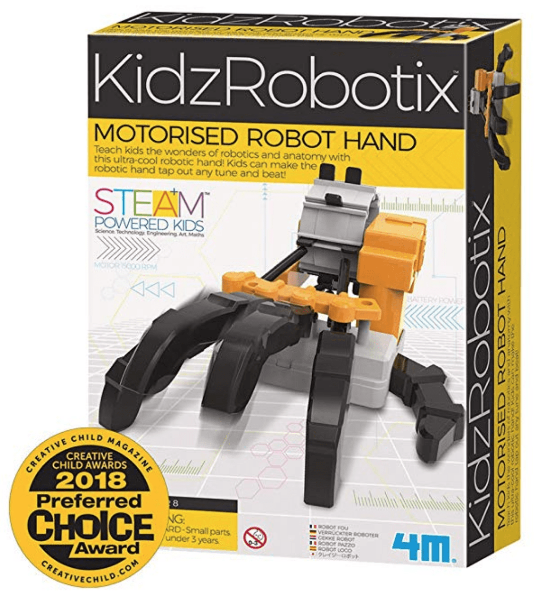 Great Gizmos Kids Labs Robotic Hand World of Science Kit 