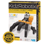 KidzRobotix 4M Motorized Hand Science Kit - Steam Robot Toy