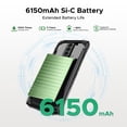 thumbnail image 2 of DOOGEE Blade10 Energy Rugged Phone 4.5G,10.7mm Ultra-Thin,24GB+128GB/TF 2TB Rugged Smartphone,6.56"HD+ 90Hz,16MP Camera,IP68/IP69K,6150mAh/Nfc/Face ID, 2 of 8