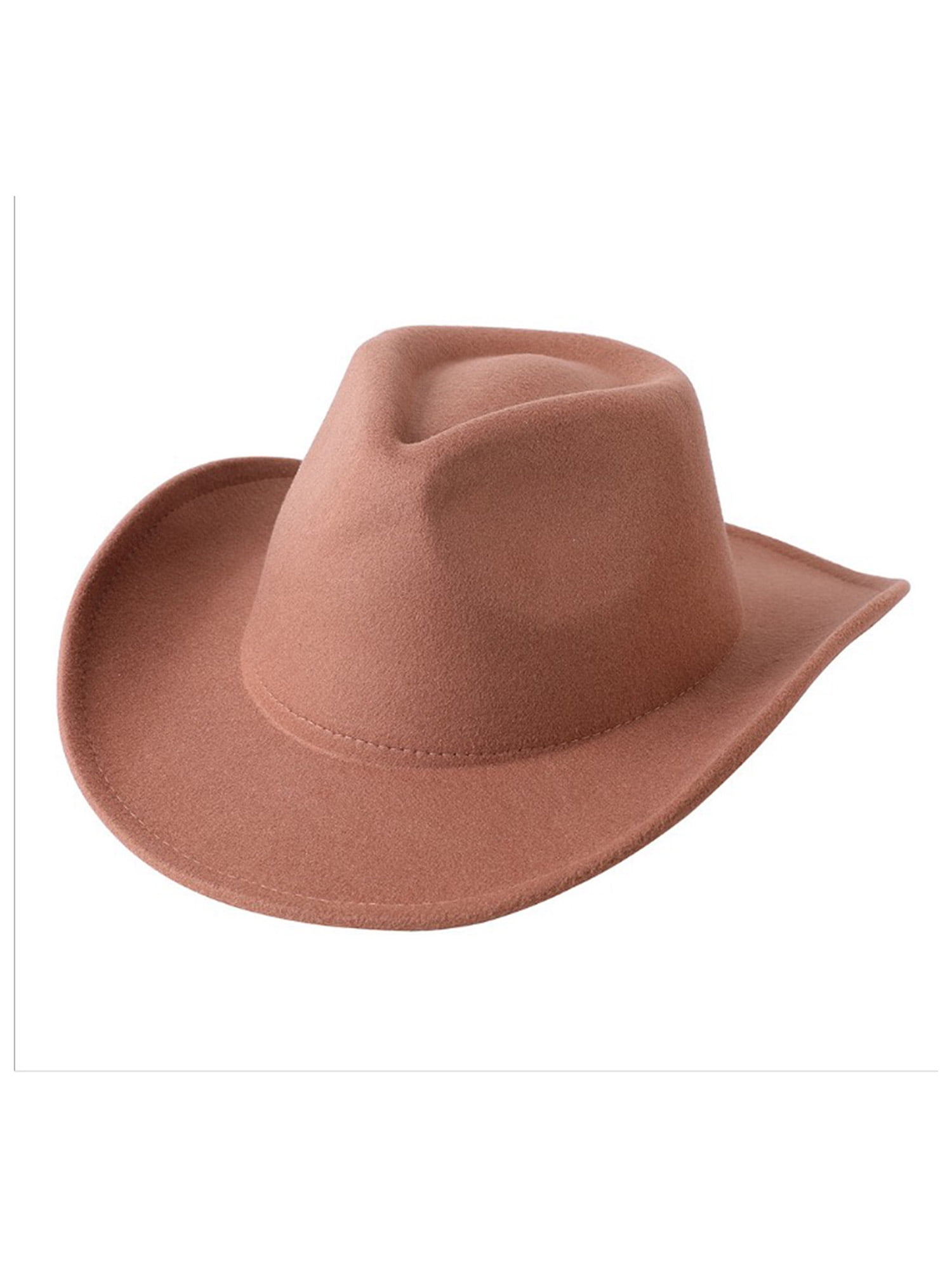 Nituyy Men Women Felt Cowboy Hat 