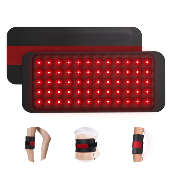 Comfytemp Red Light Pad, 14.4x6.1in, Flexible LED Wrap with Adjustable Straps for Small Body Areas Relaxation