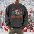 thumbnail image 2 of Chandail à Capuche Mode pour Hommes Logo de Vacances de Noël Automne Imprimé Chandail Décontracté Confortable, 2 of 4