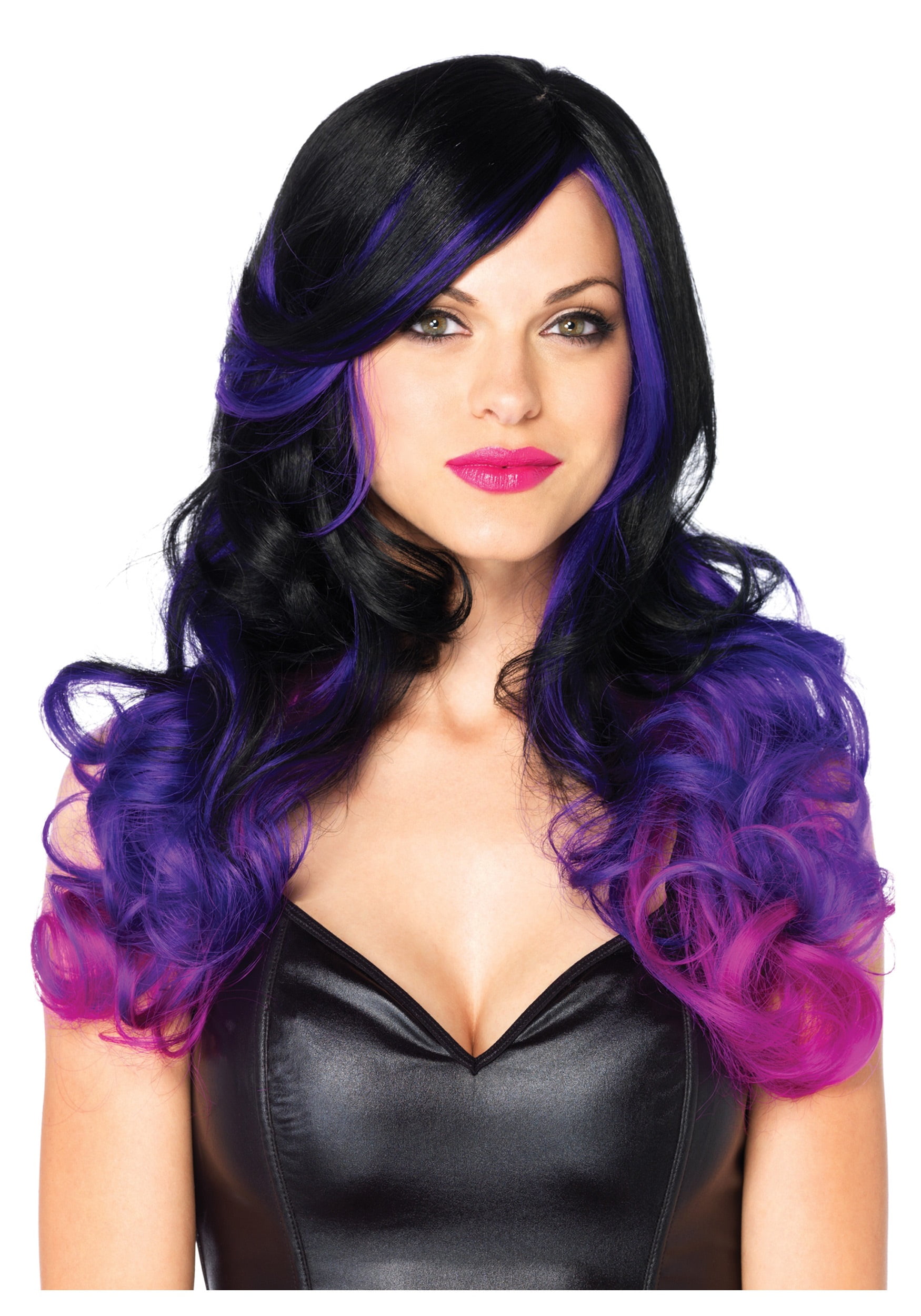 Purple And Black Two Tone Wig Walmart Canada