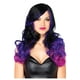 Perruque Bicolore Violette et Noire – image 1 sur 3