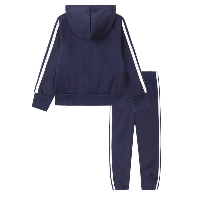 LittleSpring Toddler Boys Tracksuits Zipper 3T Sweatsuit 2 Pieces Athletic  Hoodies and Joggers Pants Set Navy Blue