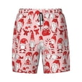 thumbnail image 4 of Lsque Mens Swim Trunks Gnome Merry Christmas Pattern - Bathing Suit Compression Liner - Beach Swim Shorts Swimwear - (S-3XL) - Stretch Quick Dry -Medium, 4 of 9
