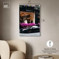 thumbnail image 5 of Lovely Spring Blossom Store and Car Canvas Fashion and Glam by Art Remedy, Gallery Wrapped, 24" x 36", 5 of 7